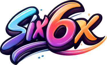 six6x সাইটের সোনালি লোগো